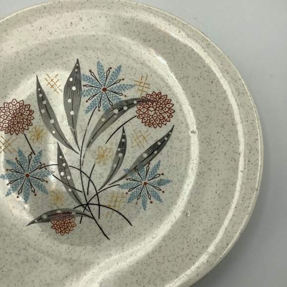 6 GRINDLEY 1950s MCM Earthenware Oval Side Plates.  Crafted in England. - Picture 6 of 6